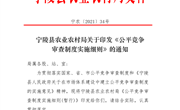宁陵县农业农村局关于印发《公平竞争审查制度实施细则》的通知